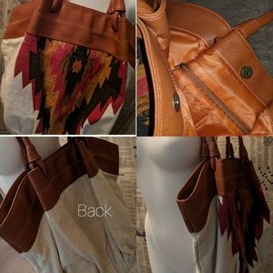 New Aztec print shoulder bag
